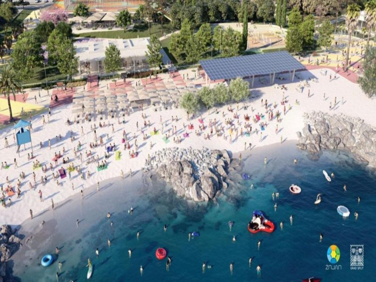Apartment Radosevac Beach Σπλιτ Εξωτερικό φωτογραφία